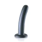 Гладкий силиконовый G-точки дилдо – 14.5 cm (6″) – Серый — Фото 2