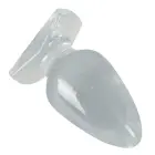 Kristāldzidrs liels spraudnis – 12.2 cm (4.8″) – Caurspīdīgs Foto 5