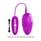 PRETTY LOVE Destrable Flirt виброяйцо с функцией толчков – 7 cm (2.75″) – розовый — Фото 5