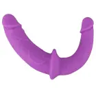Sweet Smile itin minkštas dvigubas strap-on dildo – 32 cm (12.6″) – kūno spalva — Nuotrauka 6