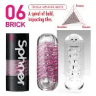Tenga Spinner Brick masturbaator – läbipaistev — Foto 6