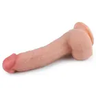 LoveToy Dual Layered Platinum Silicone Cock – реалистичный двухслойный фаллоимитатор – силикон – 20,3 см — Фото 2