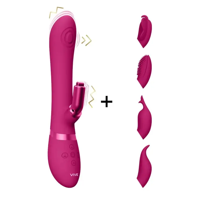 Etsu Pulse Wave G-Spot Rabbit кролик-вибратор – 22 см (8.5″) – розовый