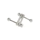 Turning Point Adjustable Nipple Clamps – Silver — Photo 4