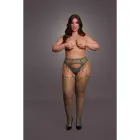 Zeķubikses ar zeķturiem un saplēsta dizaina elementiem – Queen Size — Foto 4