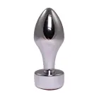 Silver Butt Plug with Pink Diamond – 7.7 cm (3.0″) — Photo 2
