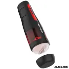 Jamyjob Cyclone automatinis masturbatorius – juodas ir raudonas — Nuotrauka 5
