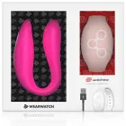 Wearwatch Dual Technology porų vibratorius su WatchMe nuotolinio valdymo laikrodžiu – fuksija/rožinė — Nuotrauka 6