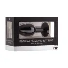 Diamond Butt Plug – M – Black — Photo 1