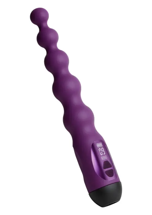 LUZ by TOYJOY Nova Glow – вибратор с шариками – фиолетовый – 24 см