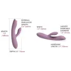 SVAKOM Trysta Neo Романтический кролик-вибратор – 18.3 cm (7.2″) – розовый — Фото 9