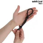 Addicted Toys silikoonist topeltloopreguleeritav anatoomiline peenis võru 19.5 cm must — Foto 5