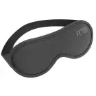 Fetish Submissive Vegan Leather Mask II with Neoprene Lining Adjustable – Black — Photo 2