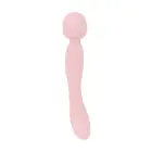 Good Vibes Only Simi dubultais wand vibrators – 24.4 cm (9.6″) – rozā — Foto 3