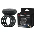 PRETTY LOVE - OSBORN Vibrating Cock Ring – Black — Photo 1