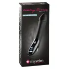 Tickling Truman dubultais vibrators ar E-stim – melns Foto 2