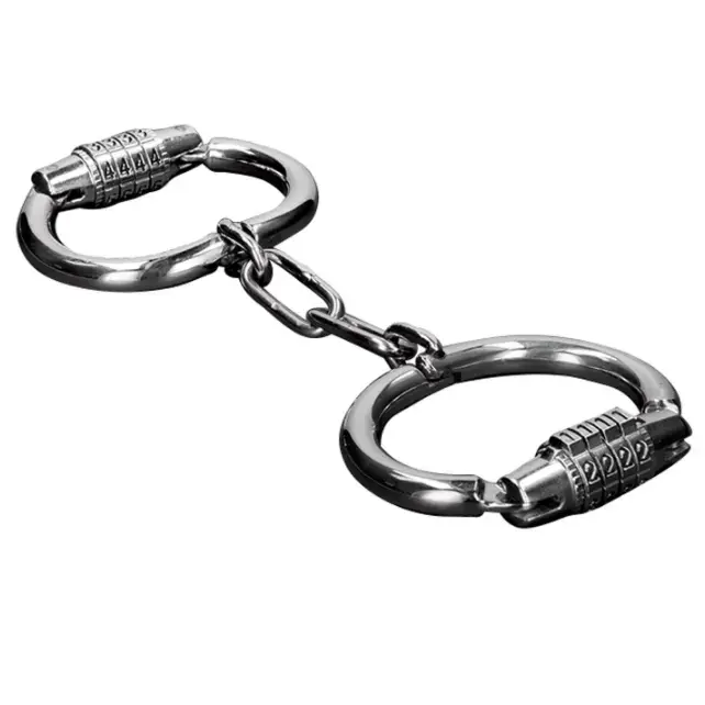 Metal Hard – stainless steel handcuffs with combination lock