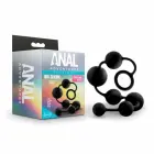 Blush Novelties Anal Adventures Platinum Large Silicone Beads – 30 cm – Black — Photo 2