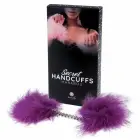 Secret Play наручники с перьями Marabou – фиолетовые — Фото 2