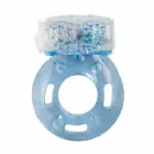 EasyToys Vibrating Intimate Ring with Studded Stimulator, Stretchable, Clear — Photo 1