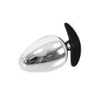 Anal Plug BIG-S Handle – 12 cm (4.7″) – Silver — Photo 3