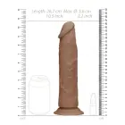 Реалистичный дилдо без яичек – 25 cm (10″) – телесный — Фото 7