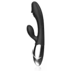 Black&Silver Kaleb Dual Motor Vibrator – 20 cm (7.9″) – Black — Photo 3