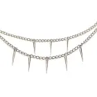 Daggers - Double Chain Nipple Clamps – Black and Silver — Photo 7