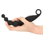 ANOS vibrējošas anālo bumbiņu ķēde – 22.1 cm – Black Foto 6