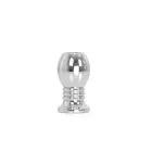 Hollow Ribbed Anal Plug – 7 cm — Photo 4
