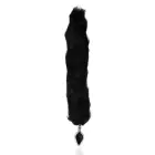 Fox Tail with Metal Butt Plug – Black — Photo 3