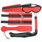 Toyz4Lovers Fetish Art bondage kit – 5 pcs – red/black — Photo 1