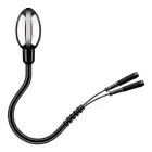 Tadpole elastīgs olas formas anālais zondētājs – 15 cm – Sudrabs — Foto 1