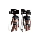 Meeste wetlook komplekt: T-särk elastsete rihmadega, stringid dekoratiivse paelaga eest - M Photo