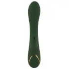 Luksuslik smaragdroheline jänese vibraator – 23 cm (9″) — Foto 3