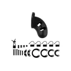 Система целомудрия из поликарбоната Man|Cage Model 01 9 cm (3.5″) прозрачный — Фото 3