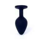 Plug-Jewellery Черная анальная пробка с розовым бриллиантом – 8 cm (3.1″) — Фото 5