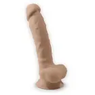 Silex-D Model 1 vibrējošs dildo – 20 cm (8″) – miesas krāsa — Foto 1