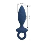 MR. PLAY analinis kištukas su kilpa – L – Juodas Photo