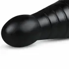 BUTTR Devil Dog Ribbed Anal Plug – 19 cm – Black — Photo 4
