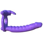 FCR Silicone Double Penetrator Vibrating Cock Ring — Photo 2