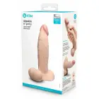 b-Vibe SlipSkin Silicone Model 8” Girthy Cream - Anatomical Design — Photo 1