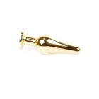 Plug-Jewellery Gold анальная пробка – 9.5 cm (3.7″) – Розовая — Фото 4