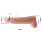 BAILE - Locekļa uzmava - ādas krāsa - 21.5 cm — Foto 6