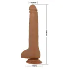 Reālistisks dildo ar piesūcekni – 28 cm (11″) — Foto 10