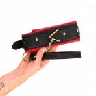 KINK Adjustable Collar with Fabric Leash – 33-48 cm x 5.7 cm – Black — Photo 4