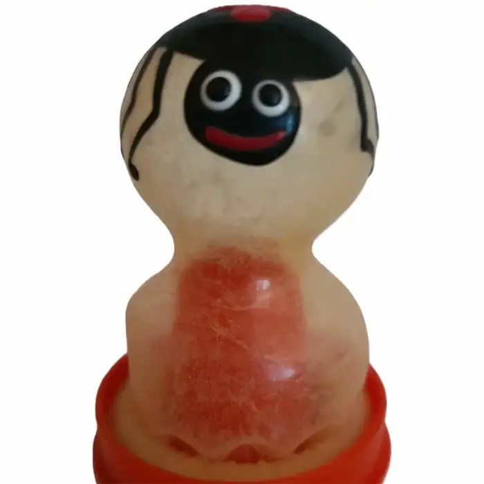 CONDOMERIE Hand-Painted Decorative Condom – Spider Motif
