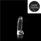 Tumšs caurspīdīgs dildo – 20 cm (8″) — Foto 1