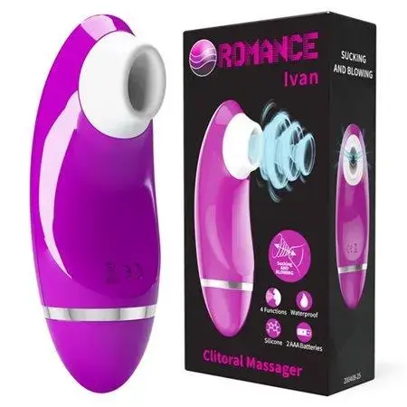 Pretty Love Romance Ivan – suction massager with vibration – 4 functions, waterproof