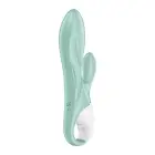 Satisfyer Air Pump Bunny 5 Connect App klitora stimulators – zaļš — Foto 2